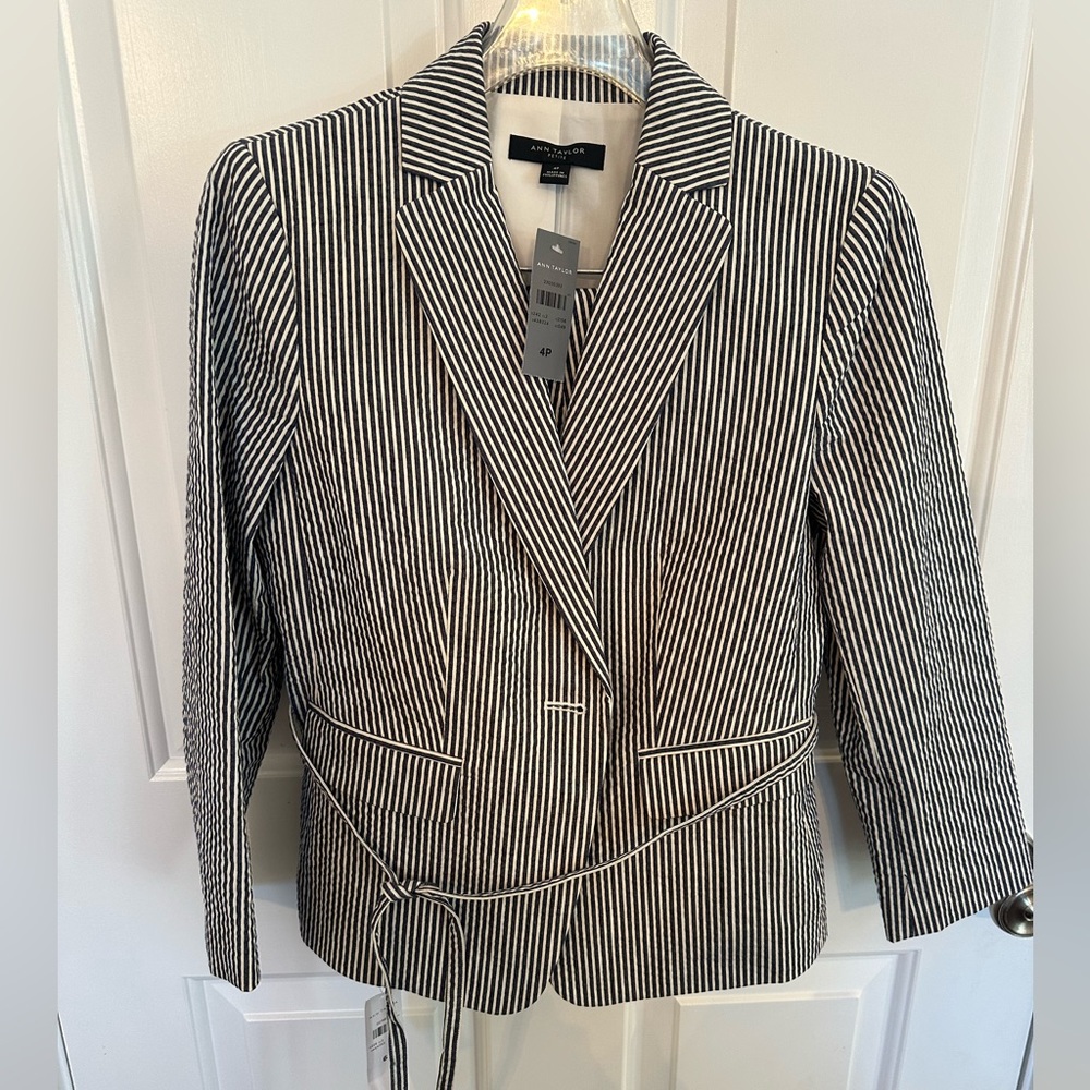 NWT Ann Taylor Chambray Pant Suit